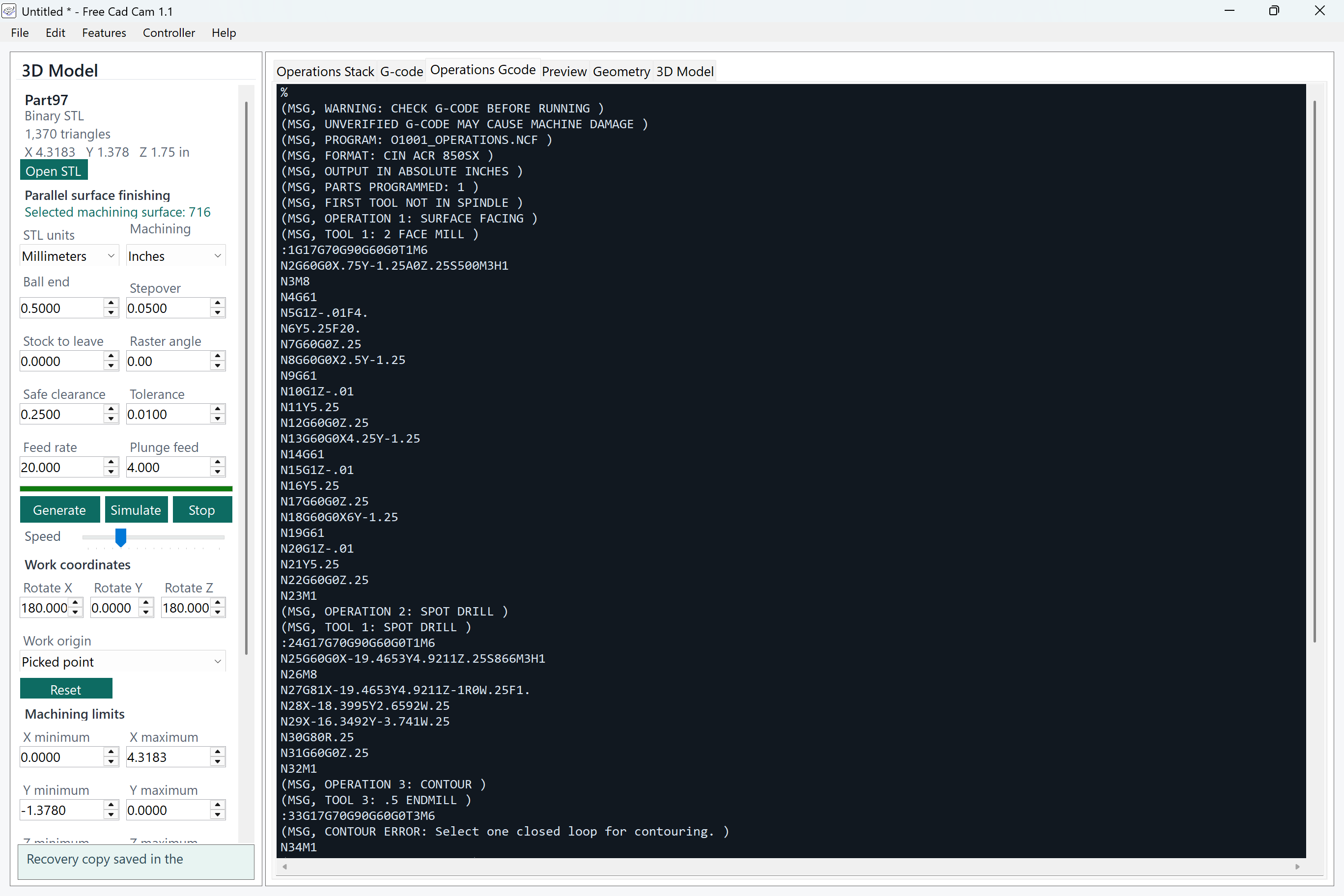 G-code generator